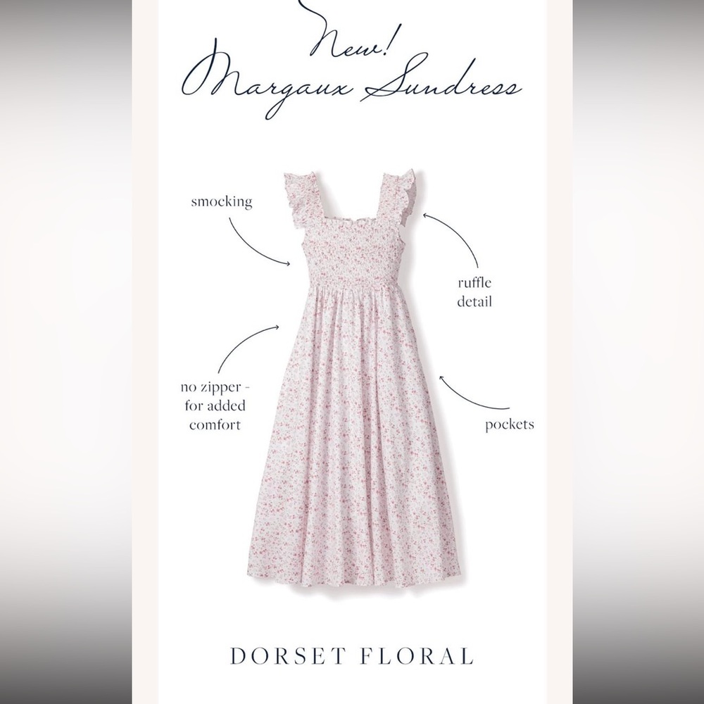Petite plume Margaux nap dress - Dorset floral